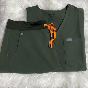 Moss / Olive Green Figs - Medium Catarina & Zamora